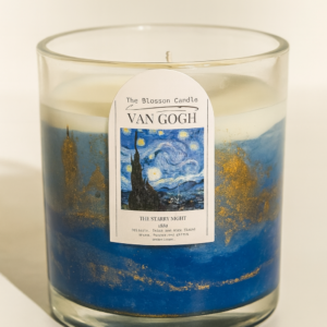 Van-Gogh Starry Night-Inspired Scented Candle